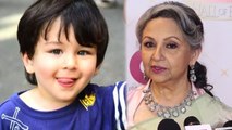 Taimur Ali Khan's grand mother Sharmila Tagore reacts on his Media Attention; Watch video| FilmiBeat