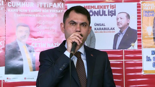 Bakan Kurum: 'Vatandaşlarımız 491 lira taksitle ev sahibi olabilecekler' - KARS