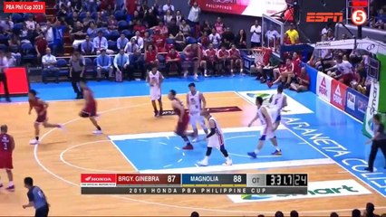 Ginebra vs Magnolia - OverTime March 17, 2019 -Eliminations 2019 PBA Philippine Cup
