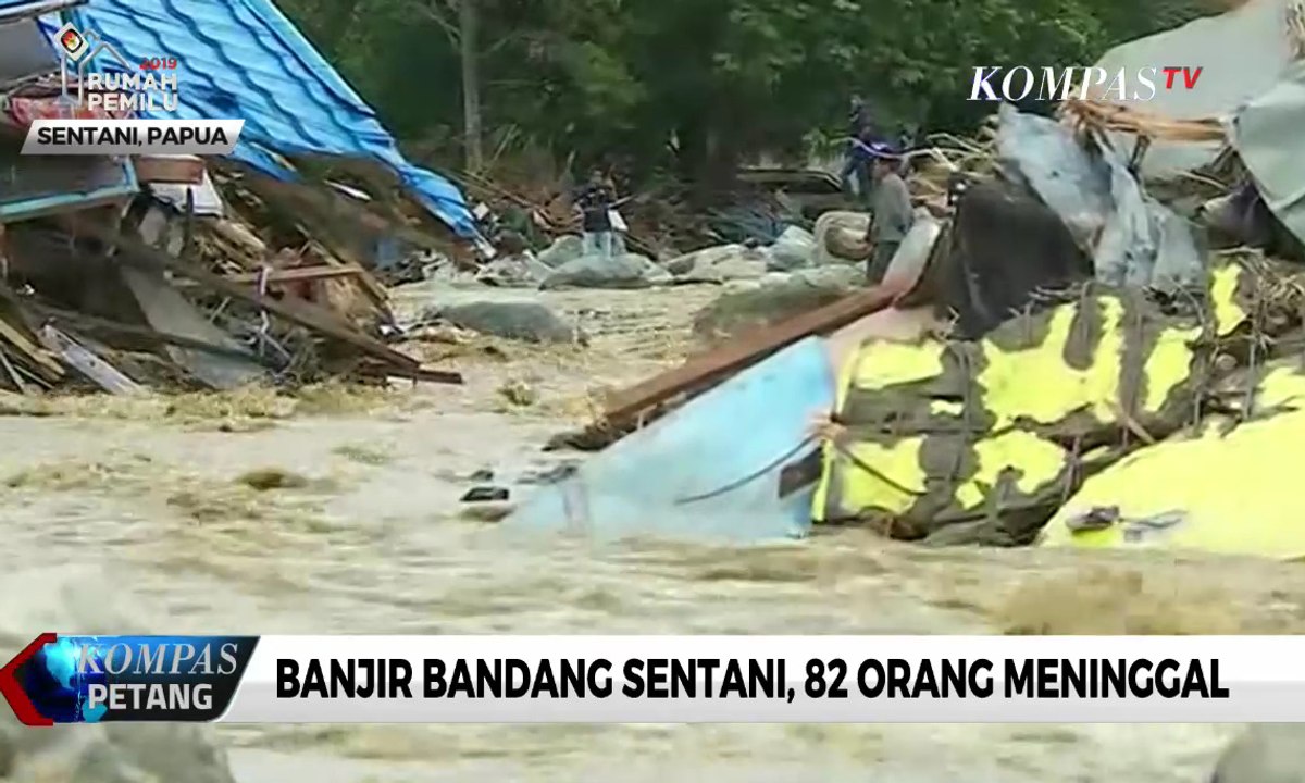 Korban Banjir di Sentani Papua Bertambah Jadi 82 Orang