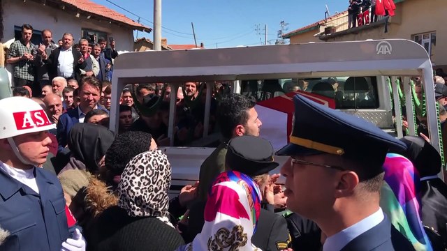 Şehit Piyade Uzman Çavuş Yaşar Çakır'ın naaşı babaevine getirildi - KÜTAHYA