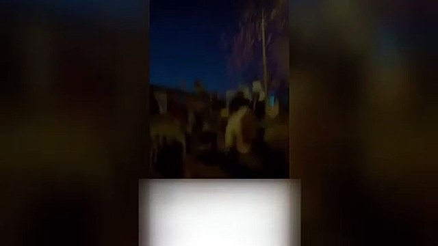 Başkan adayına silahlı karşılama