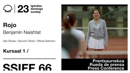 ROSSO (ROJO) — Rueda de prensa • FESTIVAL DE SAN SEBASTIÁN 2018