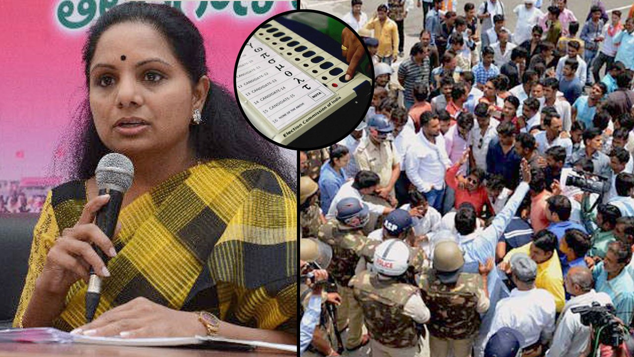కవితకు ఎన్నికల గండం.., నిజామాబాద్ పోటిలో 1000మంది రైతులు...!! | Oneindia Telugu