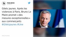 Gilets jaunes. Après les violences à Paris, Bruno Le Maire promet « des mesures exceptionnelles » aux commerçants