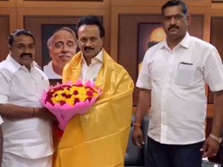 ஸ்டாலினை சந்தித்து திமுகவுக்கு ஆதரவு அளித்த ராஜகண்ணப்பன்!