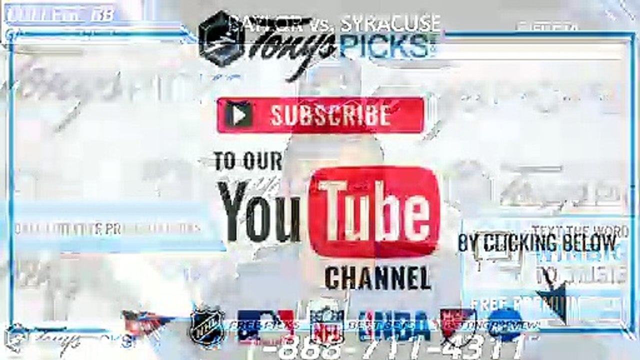 Syracuse Orange vs. Baylor Bears 3/21/2019 Picks Predictions