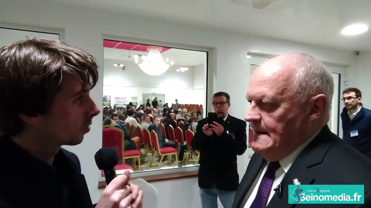 Asselineau : "les opposants à la construction européenne sont interdits d'antenne" | Seinomedia.fr