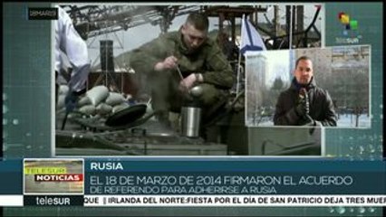 Putin celebra el 5to aniversario de la adhesión de Crimea a Rusia