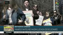 En EE.UU. activistas rechazan visita del pdte. brasileño a su país