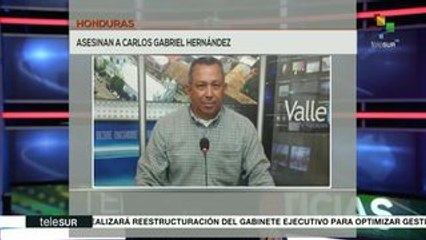 Asesinan en Honduras a periodista Carlos Gabriel Hernández