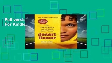 Full version  Desert Flower  For Kindle