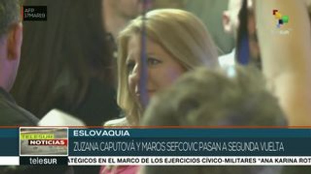 Eslovaquia: Zuzana Caputova y Maros Sefcovic van a segunda vuelta