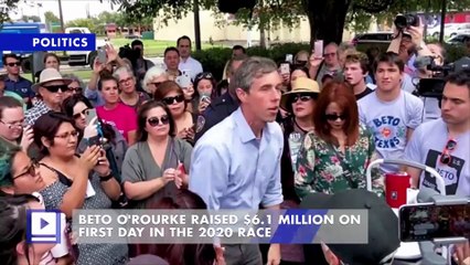 Beto O'Rourke Raised $6.1 Million on First Day in the 2020 Race