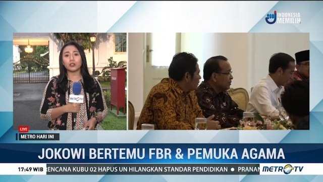Jokowi Bertemu FBR dan Pemuka Agama di Istana Bogor