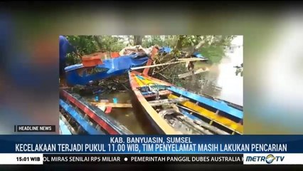 4 Orang Tewas dalam Kecelakaan <i>Speedboat</i> di Sungai Musi