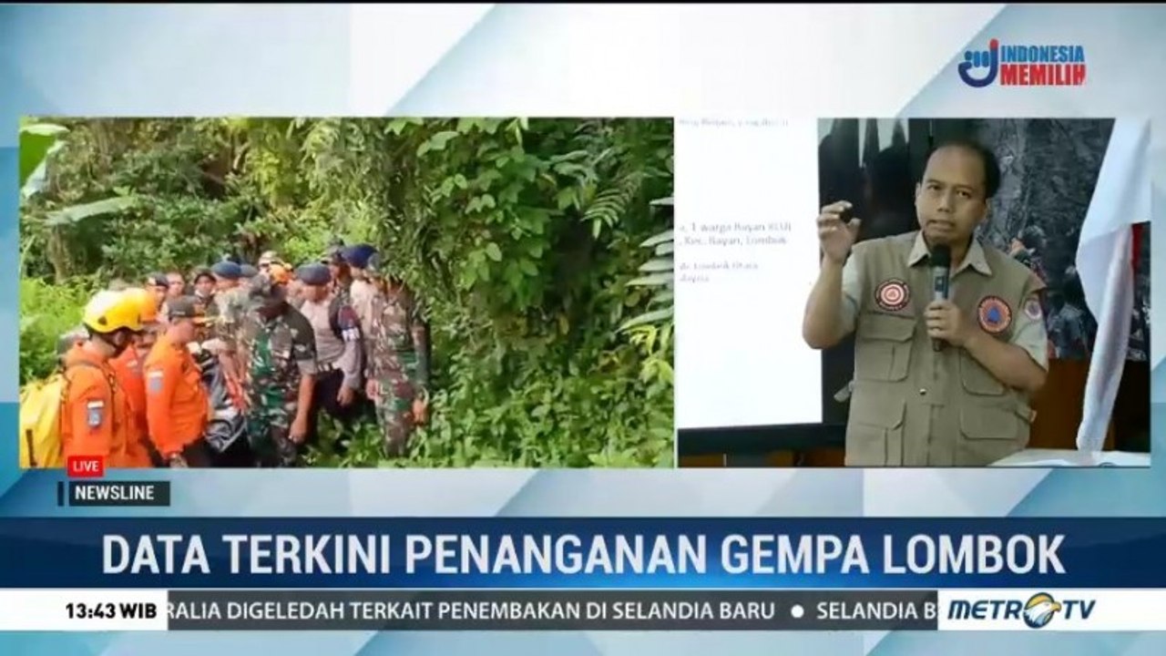 Terjadi 37 Kali Gempa Susulan di Lombok