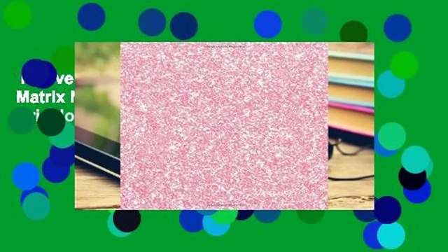 Full version Journal: Pink Glitter Dotted Matrix Notebook And Planner: Bullet Dot Grid Journal