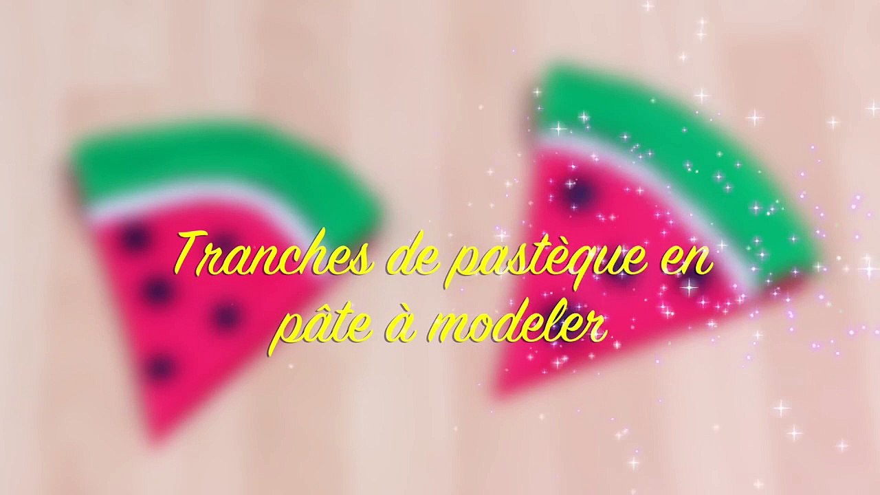 Tranches De Pastèque en Pâte à Modeler | Learn how to make Play Doh Watermelon Slice