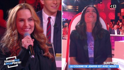 Jenifer retrouve sa cousine en direct sur le plateau de TPMP