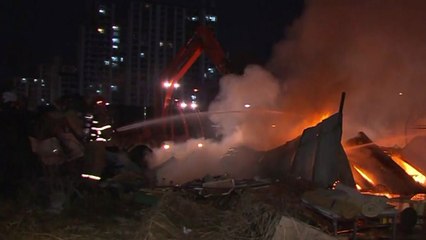 일산 풍동 가구 보관 창고에 불 / YTN