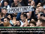 New stadium added incentive for Man City tie - Pochettino