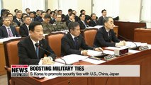 Seoul's defense ministry unveils plans to boost military ties with U.S., China and Japan