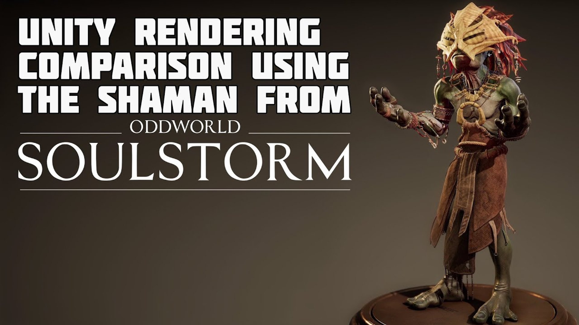 Oddworld : Soulstorm - Shaman Rendering Comparison