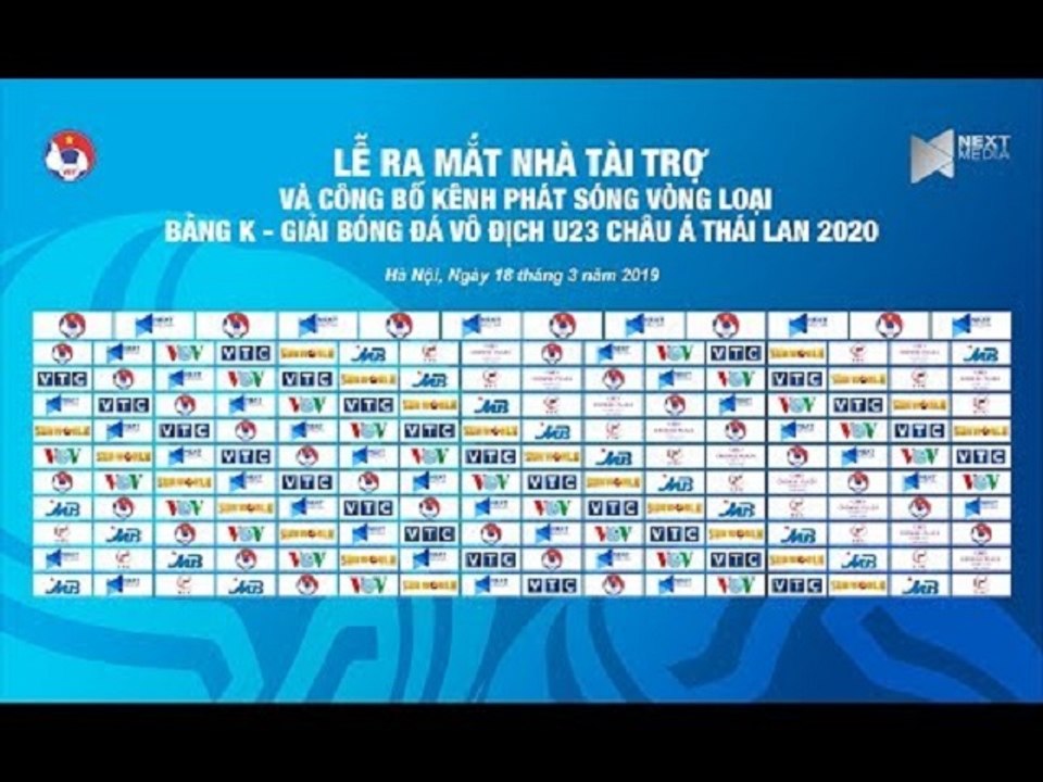 LỄ RA MẮT NHÀ TÀI TRỢ & CÔNG BỐ KÊNH PHÁT SÓNG. BẢNG K - GIẢI BÓNG ĐÁ VÔ ĐỊCH U23 | VFF Channel