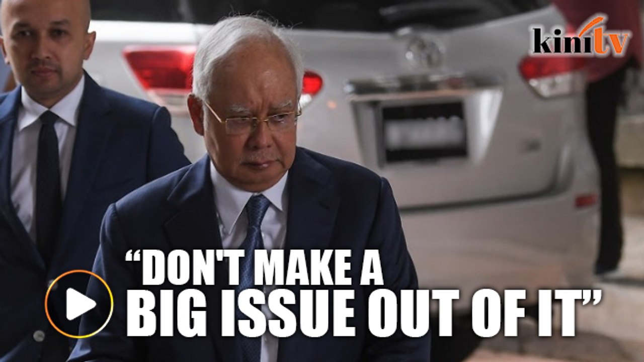 'Sleeping in court?_' - No, I was closing my eyes, says Najib