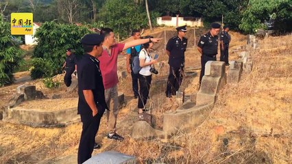 峨崙华人公塚26坟遭破坏  警吁各方勿随意揣测