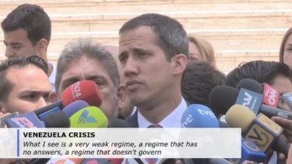 Guaido: Maduro's restructuring of government shows weakness