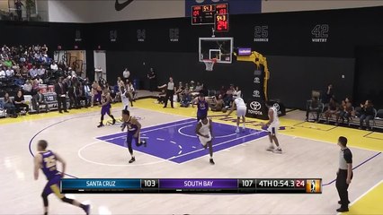 Scott Machado Posts 14 points & 11 assists vs. Santa Cruz Warriors