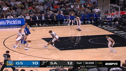 Golden State Warriors at San Antonio Spurs Raw Recap