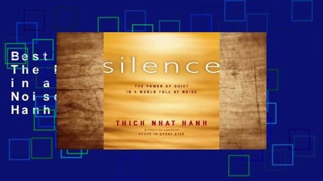 Silence: The Power of Quiet in a World Full of Noise  