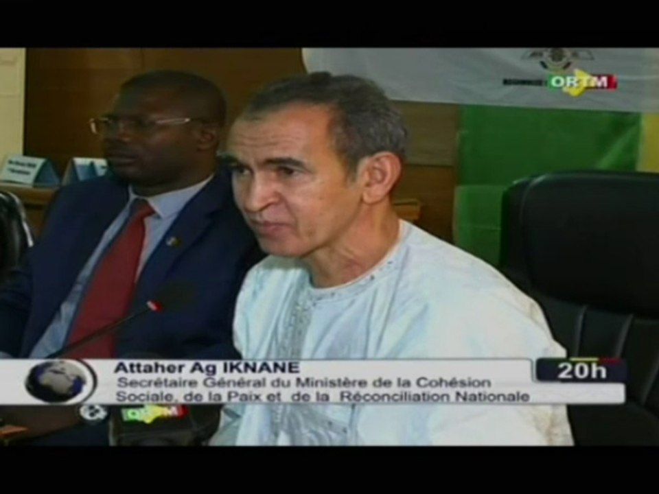 ORTM /Atelier d’échange avec les acteurs de la défense des droits de l’homme et la société civile sur le projet de loi  d’entente nationale