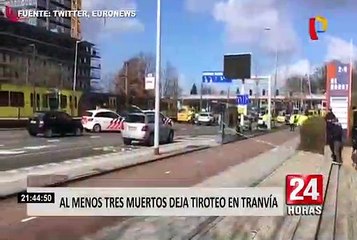 Holanda: capturan a principal sospechoso de tiroteo en Utrecht