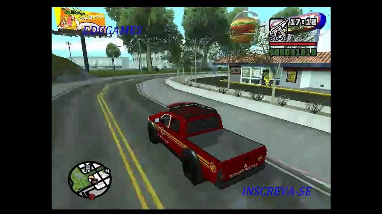 MITSIBISHI  L-200 SAVANA  BOMBEIROS MILITAR SC  GTA SA