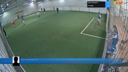 But de Alexandre (5-7) - LES MICKEYS Vs P'TEAM - 18/03/19 19:00 - LIGUE 4  - Poitiers Game Parc