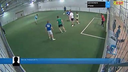 But de Thibault (8-11) - LES MICKEYS Vs P'TEAM - 18/03/19 19:00 - LIGUE 4  - Poitiers Game Parc