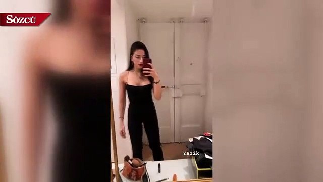 Zeynep Alkan’ın model pozu verme çabaları