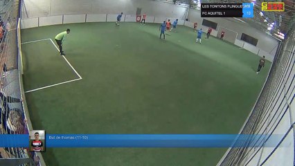 But de thomas (11-10) - LES TONTONS FLINGUEURS  Vs FC AQUITEL 1 - 18/03/19 20:00 - LIGUE 2