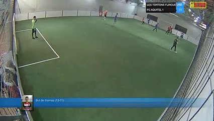 But de thomas (13-11) - LES TONTONS FLINGUEURS  Vs FC AQUITEL 1 - 18/03/19 20:00 - LIGUE 2