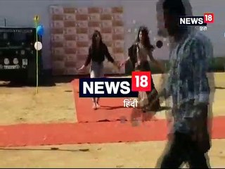होली फेस्टिवल में युवाओं ने किया रेन डांस और रैंप पर केटवॉक- Young people dance in holi mahotsav in jalore