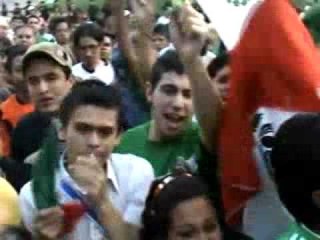 FESTEJOS EN EL ÁNGEL DE LA INDEPENDENCIA