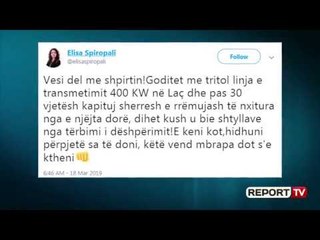 Report TV -Tritol linjës 400 KW në Fushë- Krujë, Balla: Tërbim i komanduar nga Basha e Berisha