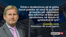Negociatat/ Hahn apel politikës: Javë vendimtare, bëhuni bashkë për shqiptarët