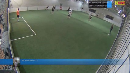 But de Nicolas (17-1) - FITZROY FOOTBALL CLUB  Vs LES CASSE NOISETTES  - 18/03/19 21:00 - LIGUE 4