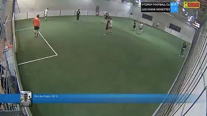 But de Hugo (18-1) - FITZROY FOOTBALL CLUB  Vs LES CASSE NOISETTES  - 18/03/19 21:00 - LIGUE 4