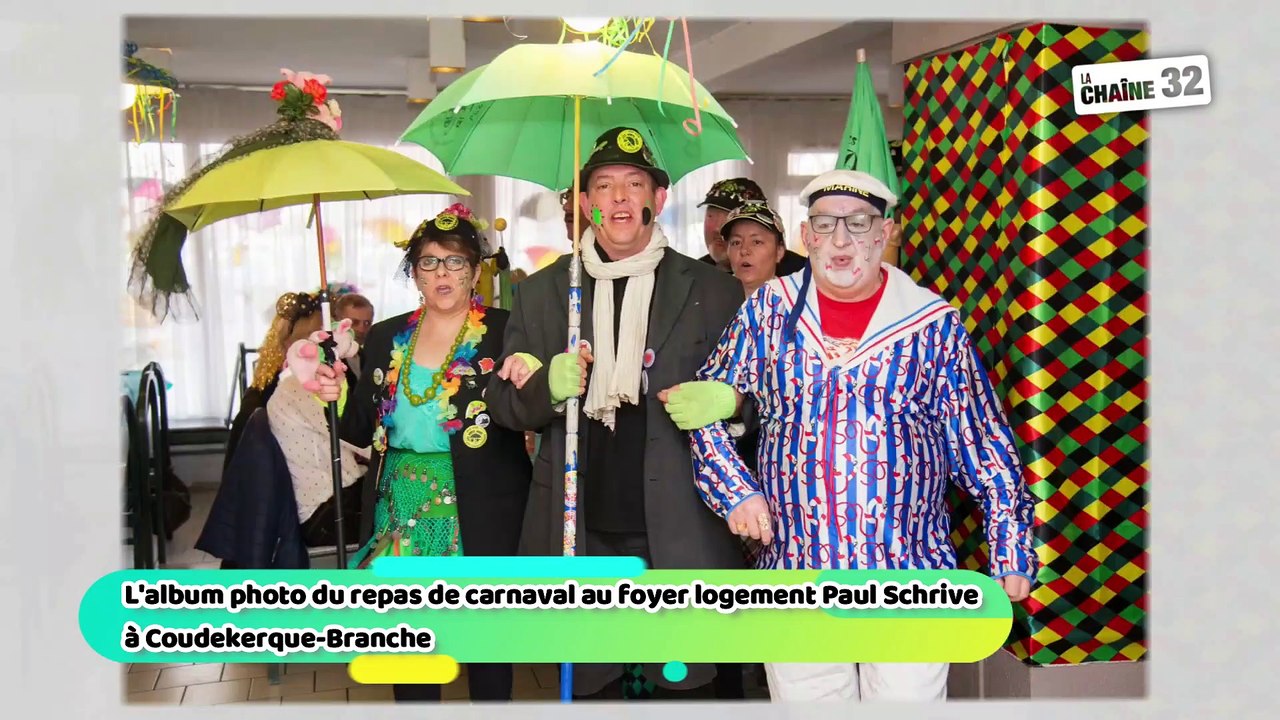 L'album photo du repas de carnaval au foyer logement Paul Schrive à Coudekerque-Branche